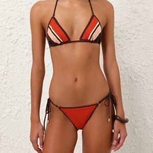 Zimmermann ASCENSION KNIT TRI BIKINI